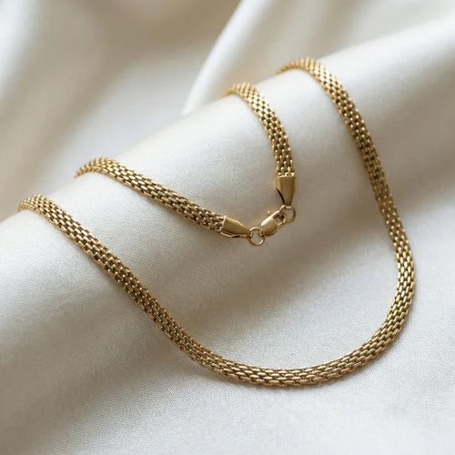 Cadena Chinesca para Mujer en Oro Laminado Italiano 18k