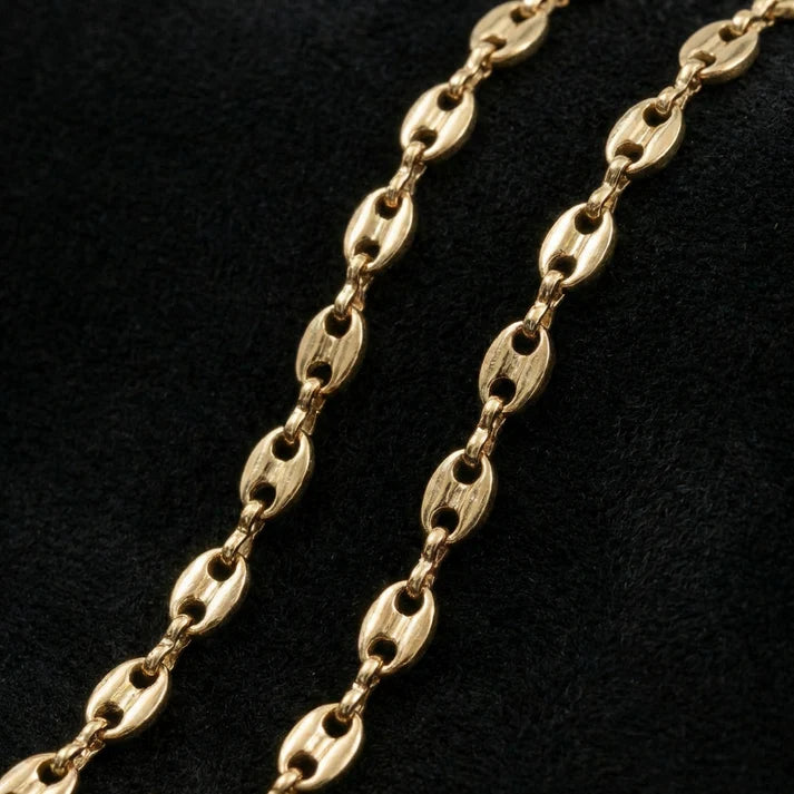Cadena Gucci Oro Laminado 18k (6mm/65cm) Hombre
