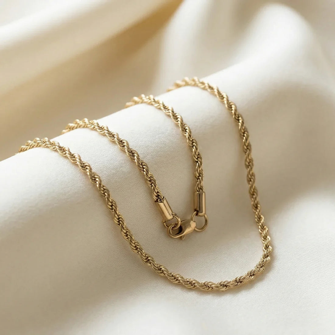 Cadena Lazo en Oro Laminado Italiano 18k (3mm-5mm-8mm )