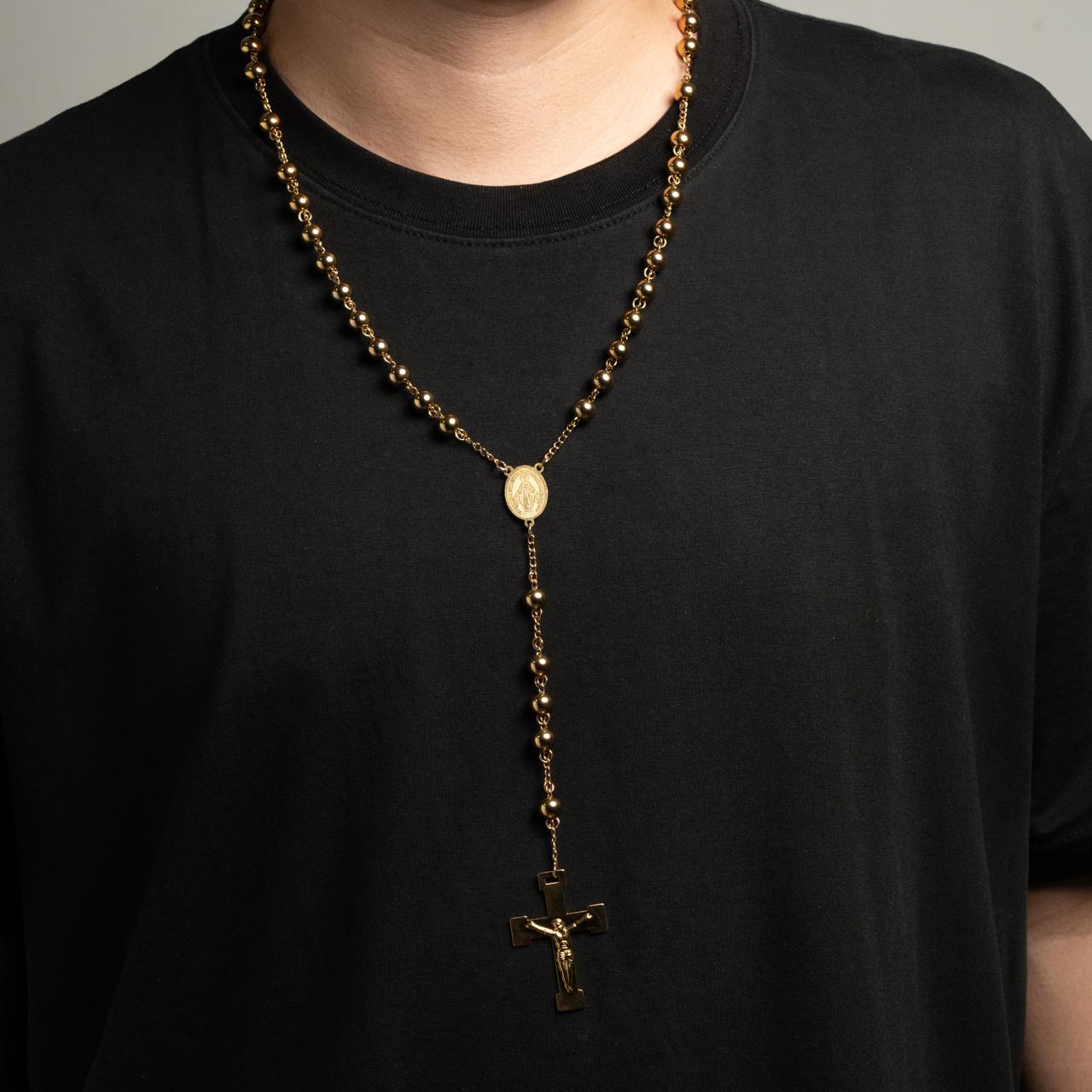 Camandula Rosario Oro Laminado 18k
