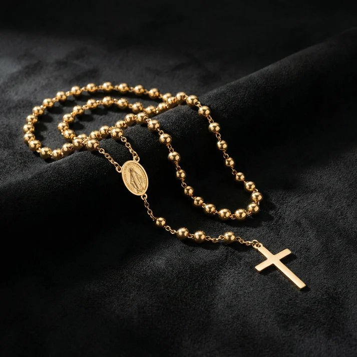Camandula Rosario Oro Laminado 18k