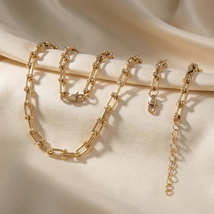Combo Ancla Mujer Oro Laminado 18k