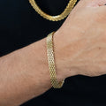 Combo Chinesca Hombre Oro Laminado 18k