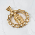 Dije Virgen de Guadalupe Oro Laminado Italiano 18k