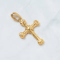 Dije Cruz Barroca en Oro Laminado Italiano 18k